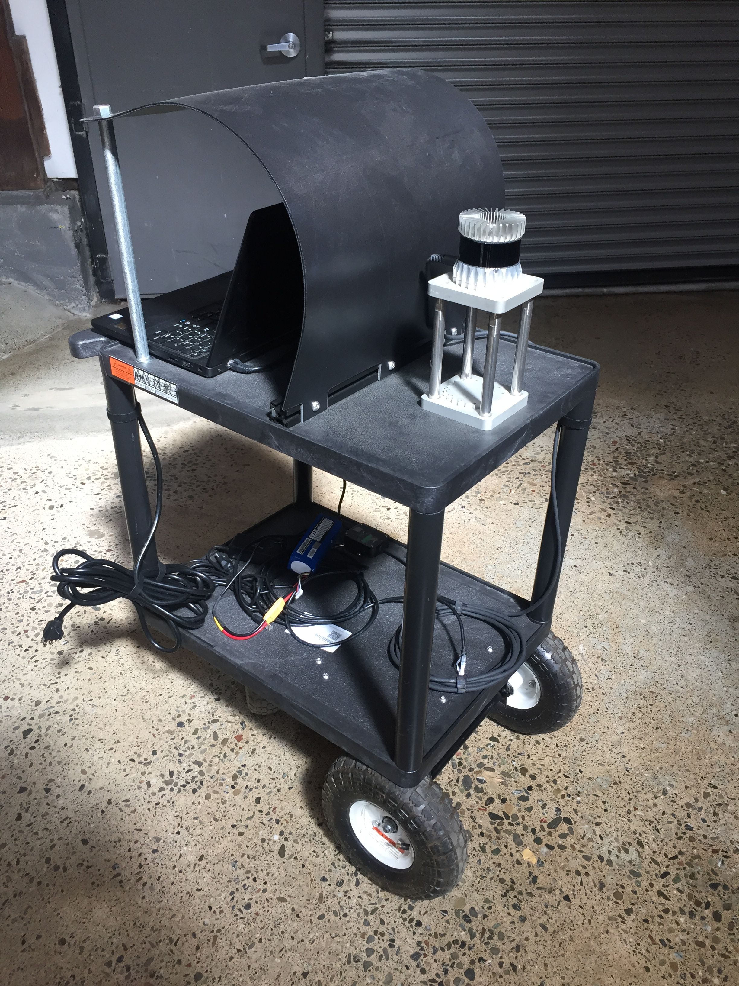 OS-1 Cart Mount for Data Collection